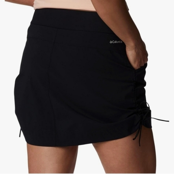 New! Columbia Skort Women's Size Large Black Active Skirt With Shorts - Picture 2 of 14